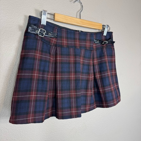 Lip Service Y2K vintage mini plaid skirt goth H - Picture 2 of 10